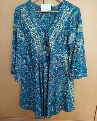 blusa/ camicia/vestito corto stile indiano