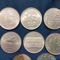 monete italiane originali 200 lire
