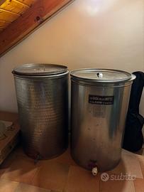 Vasche botti in acciaio inox per vino 3 hl