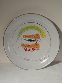 Giuseppe Fioroni - Piatto in ceramica "Amore"