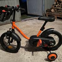 Bici bambino B'Twin Robot 500 14" arancione