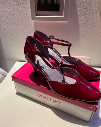 Scarpe da Ballo Merlet Nina Latin Tango Liscio