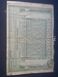 Certificato P.N.F (Partito Nazionale Fascista)