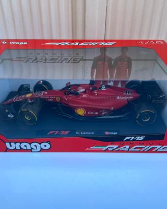 Ferrari F1-75 Leclerc 2022 1:18 Bburago Burago