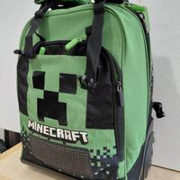 Zaino trolley minecraft,  scuola primaria