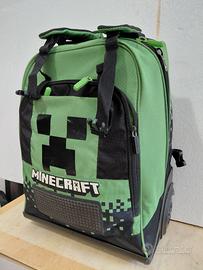 Zaino trolley minecraft,  scuola primaria