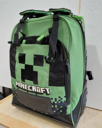 Zaino trolley minecraft,  scuola primaria