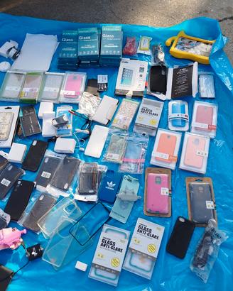 stock di 109 pezzi di cover ecc.cellulari,nuovi