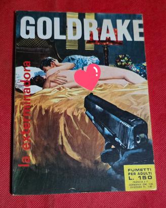 Fumetto erotico Goldrake agente playboy 1970 