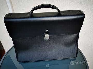 Borsa in pelle nera Mandarina Duck per ufficio 