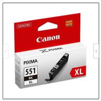 Set 3 cartuccia Canon 551 XL Black Nero Originale