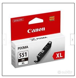 Set 3 cartuccia Canon 551 XL Black Nero Originale
