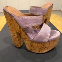 Sandali con zeppa Casadei