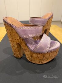 Sandali con zeppa Casadei