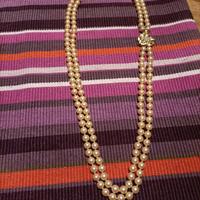 Collana  vintage perle coltivate