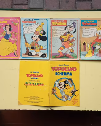 Fumetti GLI ALBI DI TOPOLINO a 1 euro l'uno