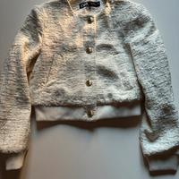 Giacca bianca casual ed elegante da donna