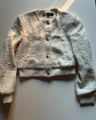 Giacca bianca casual ed elegante da donna