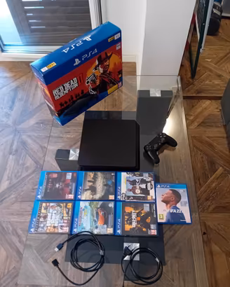 PS4 SLIM 1TB + 7 GIOCHI TOP