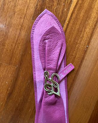 Cintura in pelle rosa Liu Jo