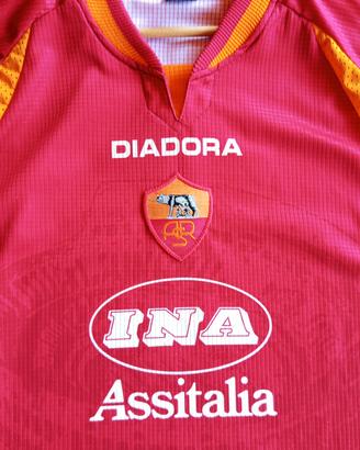 Maglia AS Roma 1997 1998 Cafu originale Diadora 