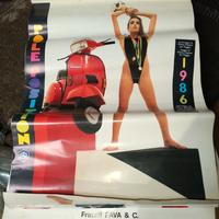 calendario piaggio vespa 1974 1983 1985 1986