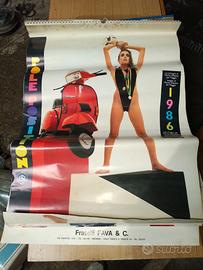 calendario piaggio vespa 1974 1983 1985 1986