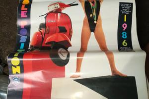 calendario piaggio vespa 1974 1983 1985 1986