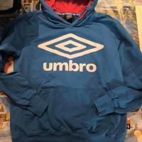 felpa Umbro ragazzo con cappuccio