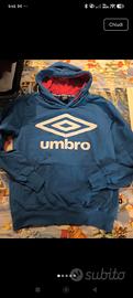 felpa Umbro ragazzo con cappuccio