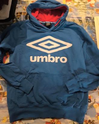 felpa Umbro ragazzo con cappuccio