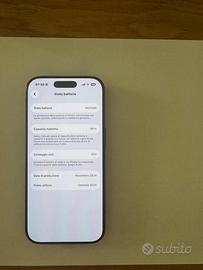 Iphone 16 pro 256gb nero