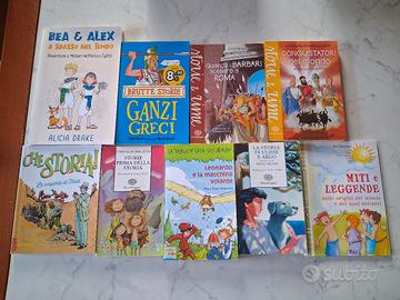 Lotto di 9 libri per bambini