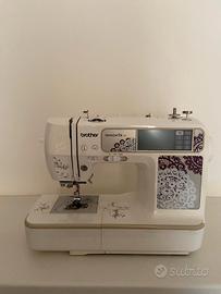 Brother innovis 9macchina da cucire + unità ricamo