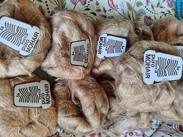 gomitoli da 40 gr puro mohair n.11 color cammello