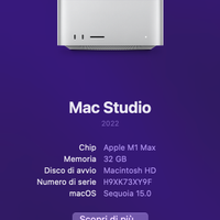 Apple  Mac Studio M1 Max