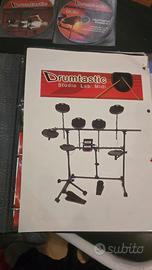 batteria elettronica drumtastic + manuali