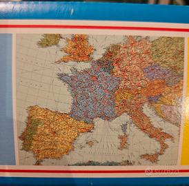 Carta geografica Europa