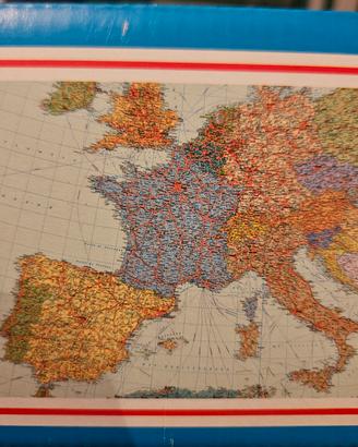Carta geografica Europa