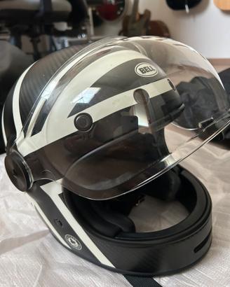 Casco moto taglia S Bell Bullit con borsa