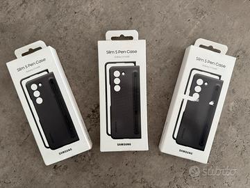 Cover Samsung Z Fold 5 Slim S pen Nero