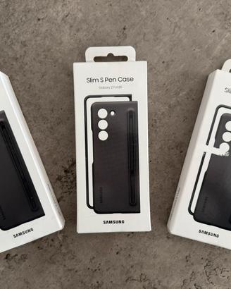 Cover Samsung Z Fold 5 Slim S pen Nero