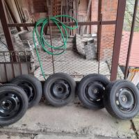 n 5 ruote complete Peugeot Citroen