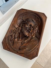 Gesù in Legno Massello Scolpito