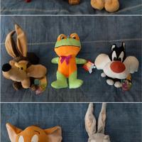 PELUCHE WILLY COYOTE BUGS BUNNY TOM E JERRY BIP
