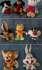 PELUCHE WILLY COYOTE BUGS BUNNY TOM E JERRY BIP
