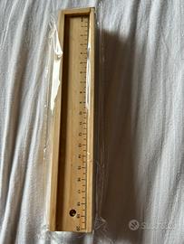 Astuccio legno con 6 colori e riga Carabinieri.