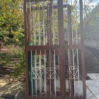 Grata porta in ferro 133x227 cm compreso telaio