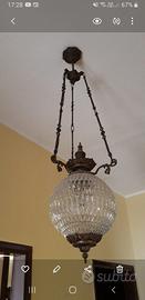 tre lampadari vintage