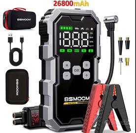 Avviatore batteria con compressore per auto moto